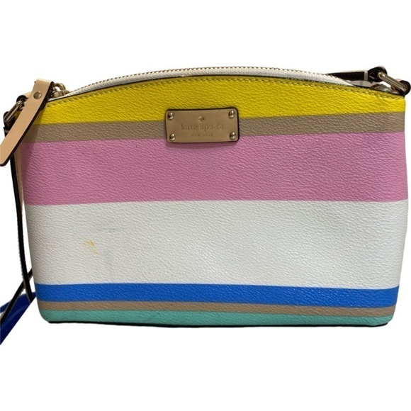 Kate Spade Dune Stripe Millie Grove Street Crossbody Bag - Picture 1 of 14
